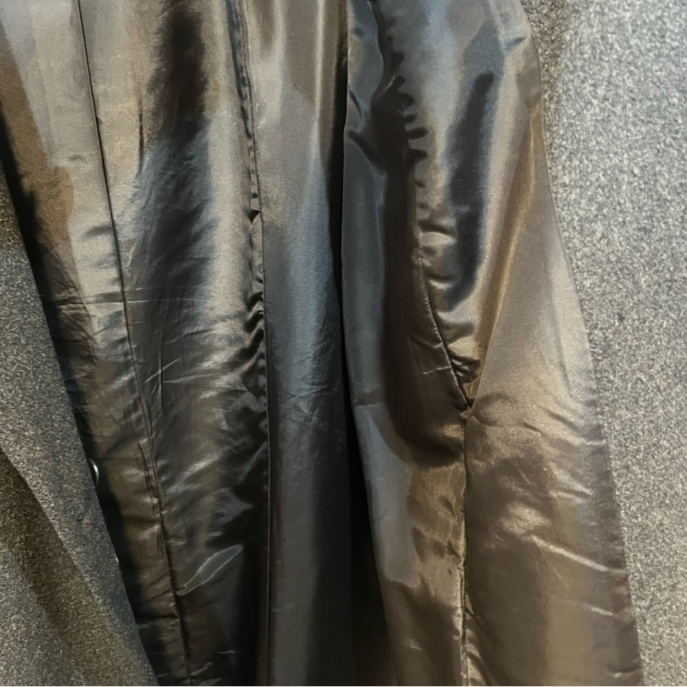 Fairbrooke Saks Fifth Avenue Womens Gray Wool Coat - Picture 10 of 10